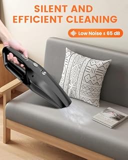 SERVOMASTER Aspirapolvere Auto 9000Pa, Aspirapolvere Portatile Ricaricabile, Aspirabriciole Senza Fili Potente con HEPA, Mini Aspirapolvere per Uomo e Donna, per Auto, Casa, Peli di Animali Domestici