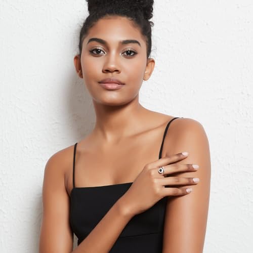 PERIMADE Custom Photo Ring with Picture Inside, Personalized Text & Love in 100 Languages Projection Open Band Ring, Customized 925 Sterling Silver Memorial Jewelry Gift for Women Birthday Anniversary4