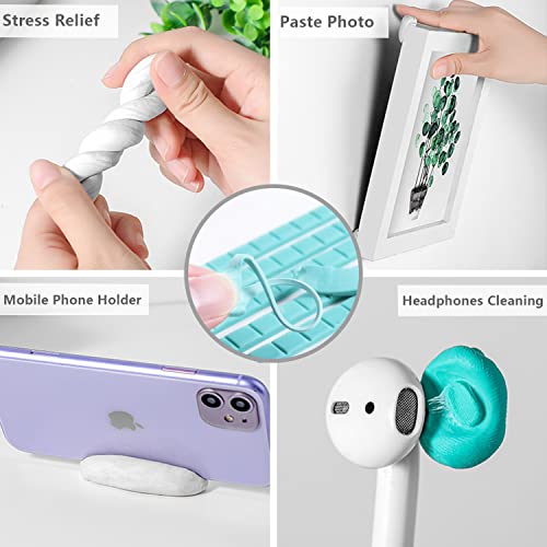 Mabusiyi 204 Pcs Poster Putty Sticky Tacky Putty, Non-Toxic Adhesive Mounting Putty Reusable & Removable Wall Safe Tack Putty For Poster, Photo Frames Party Supplies (White) #TOP4