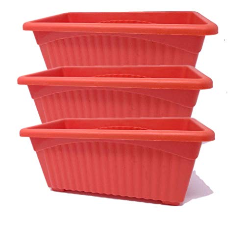 Abasr Plastic Rectangular Planter, Orange, 14 Inch, 3 Pc (B08H2G154Z) Amazon Price History, Amazon Price Tracker