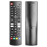 Telecomando AKB76040301 compatibile con LG Full HD TV 27TQ625S 28TQ525S 28LQ515S 28LQ525S 32LQ63006LA 32LQ631C0ZA 24TQ510S-PZ 27TQ615S-PZ Sostituzione Controller con Netflix PrimeVideo Pulsanti