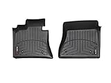 2014 - 2015 BMW i3 (Over-The-Hump) - WeatherTech Custom Front Floor Mats Liners - Black