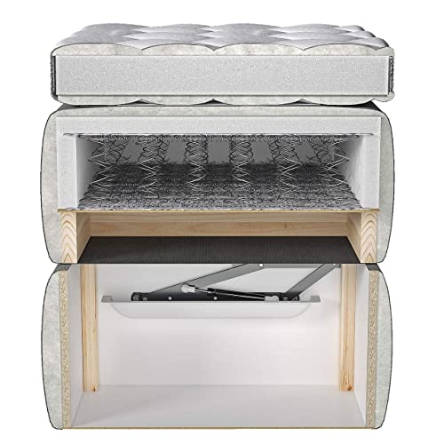 Bett 160×200 Boxspringbett Nerpa mit Topper und Bettkästen