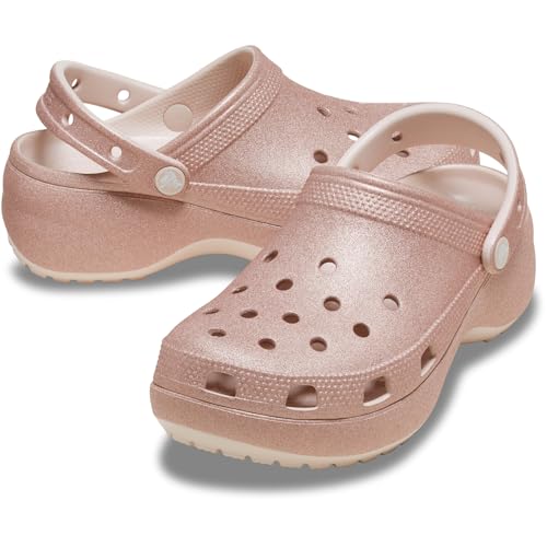 Image of Crocs Women's Classic Platform Glitter Clog
