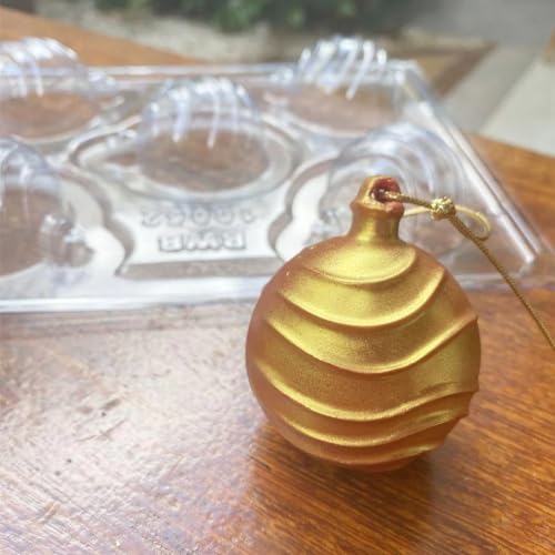 3D Swirl Ornament Three Part Chocolate Mold