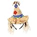 Scarecrow Hat Halloween Costume Headband Accessory (Patchwork Scarecrow Hat)