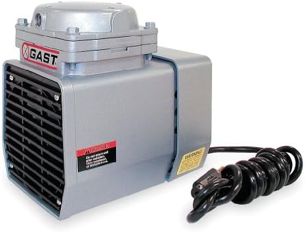 Compressr/Vacuum Pump, 1/8 HP, 60 Hz, 115V