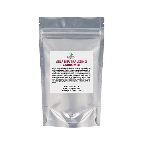 cocojojo Organic Self Neutralizing Carbomer/Carbopol Bulk Powder 16