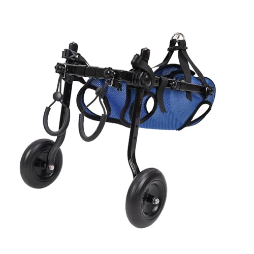 Dog Wheelchair, Adjustable Pets Cart Wheelchair for Back Legs,Dog Leg Brace and Hip Support, Assist Small Pets with Paralyzed Hind Limbs to Recover Their Mobility, Size M - Image 6