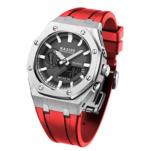 Kit GA2100 Mod boîtier métal montre GA2100STHS-1A bracelet silicone modification acier