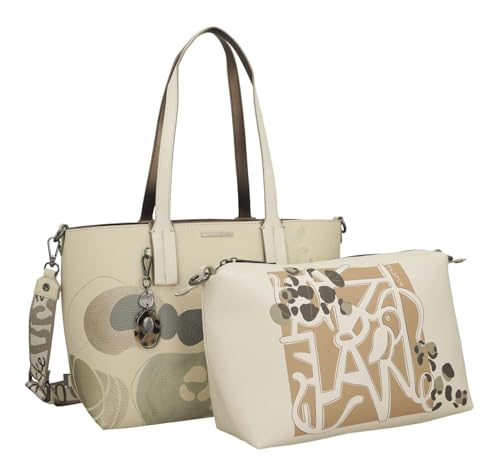 Sac à épaule Anekke multicolore beige parfait pour vos sorties en ville