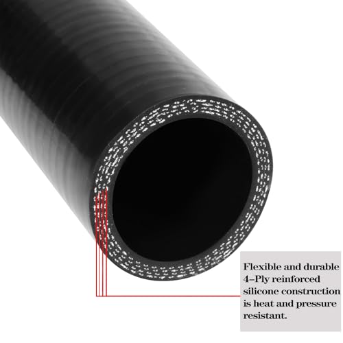 Haturmyko ID 1.25 inch 45 Degree Elbow Silicone Coupler Hose, 6" Leg Length (152mm) Universal 4-Ply Reinforced Silicone Straight Turbo Pipe Intake Radiator Hose by Haturmyko - Used condition - Image 2