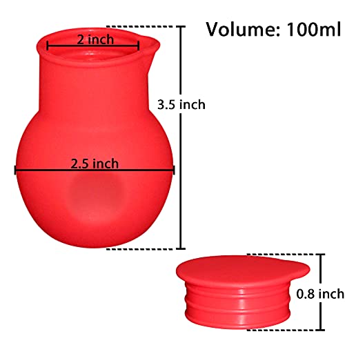 3 Pcs Chocolate Melting Pot, Silicone Chocolate Melter In Microwave For Butter, Cheese, Candy, Sauce And Caramel, Melting Chocolate For Molds #TOP5