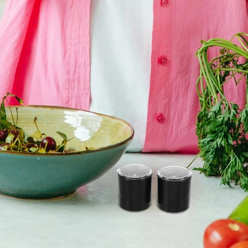 OKUMEYR 2pcs Stainless Steel Caps for Salt Pepper Manual Grinding Lids for Jars User-friendly Design Versatile Kitchen Accessory for Fresh Seasoning - Thumbnail 7