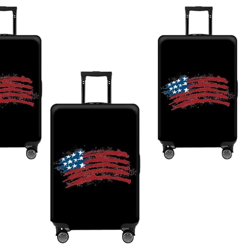 Image of 3 Pcs Elastic Luggage Cover, 20 /24 / 28 Inch Travel Suitcase Protector Anti Scratch Suitcase Cover Protector Washable Fits 18 to 28 Inch (US style)