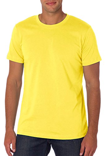 Bella + Canvas Unisex Jersey Short-Sleeve T-Shirt L YELLOW