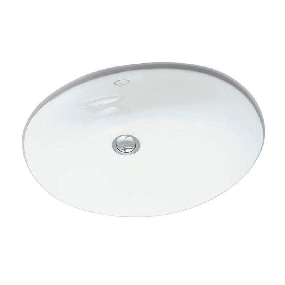 Lavabo encastrable de salle de bain Caxton 253t en céramique blanche haute qualité