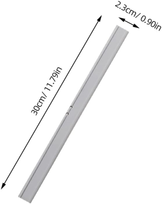 2pcs Multipurpose Glass Wiper Strips No Left Easy Install for Home and Car Windows