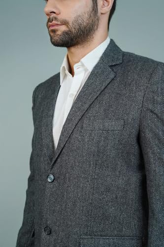 Image of WINTAGE Mens Tweed Wool Blazer