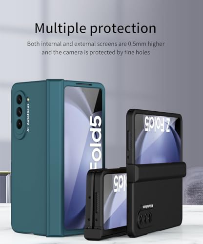 Coque Samsung Galaxy Z Fold 6 rigide antichoc violette avec film écran intégré - 2