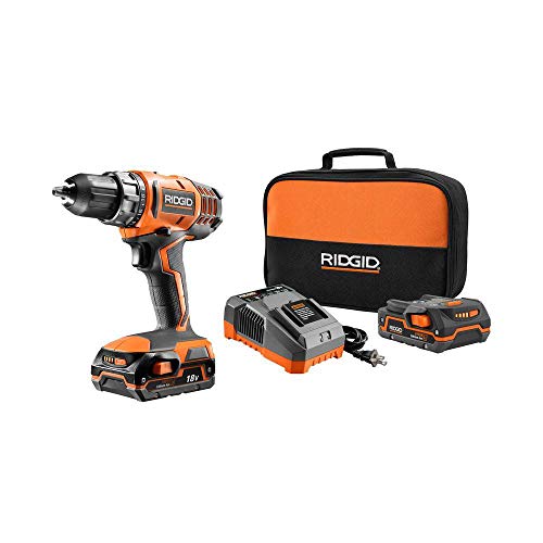 Ridgid ZRR860052K 18V Cordless Lithium-Ion 1/2 in. Compact Drill Driver (Renewed)