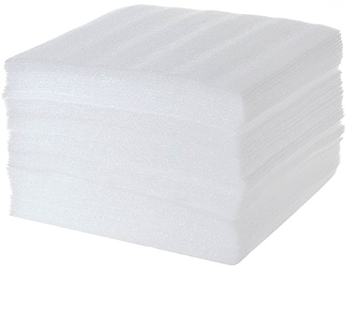 Tenby Living Cushion Foam Sheets: Superior Quality 60-Pack Set Of Pre-Cut 12"X12" Sheets / Wrap In Safety Your Fragile Valuables For Storage Or Moving