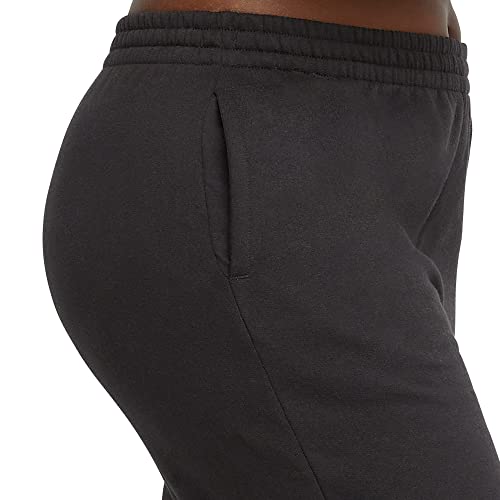 Hanes Calça de moletom feminina original de lã pesada, calça de moletom com bolsos, costura interna