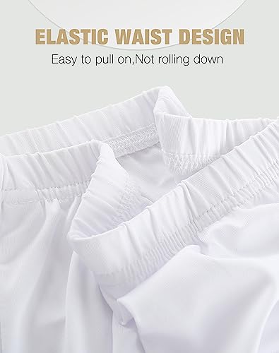 Image of MANCYFIT Half Slips for Women Underskirt Dress Extender Lace Trim Knee Length Midi Skirt