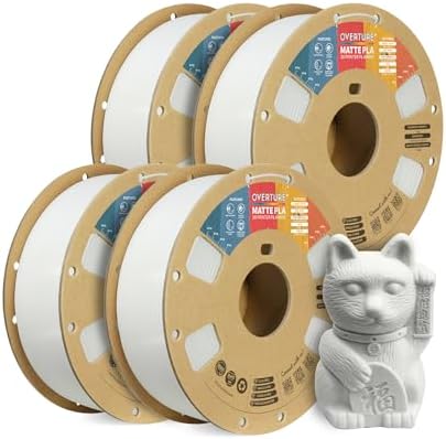OVERTURE PLA Matte White 4.00kg