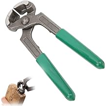 End Cutting Pliers, 8" Carpenters Pincers,Wire Cutting Nippers, High Leverage Nipper Pliers, Staple Puller Nail Remover Tool Nipper,60pieces