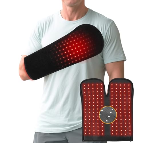 Dowceivm Red-Light-Therapy-for-Hands,Therapy for Finger Wrist,Near Infrared Light Therapy & Red Light Therapy for Body,Dual Wavelength 150 LEDs for Hands Pain Relief(16.5IN*8IN)