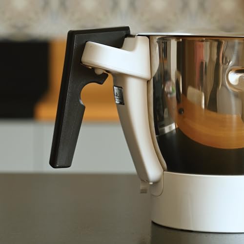 Quoti3D Poignée Amovible robot de cuisine – Compatible avec Moulinex Companion, i-Companion XL, Pro, Touch XL, Touch Pro – Prise Ergonomique et Sécurisée –...