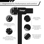 Weightlifting Straps with D Ring, Wrist Support for Men, Heavy Duty Thick Comfortable Lifting Straps, Adjustable Lifting Wrist Straps for Gym - Men & Women - Image 3