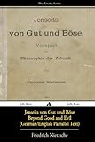 Jenseits von Gut und Böse/Beyond Good and Evil (German/English Bilingual Text) (German Edition)