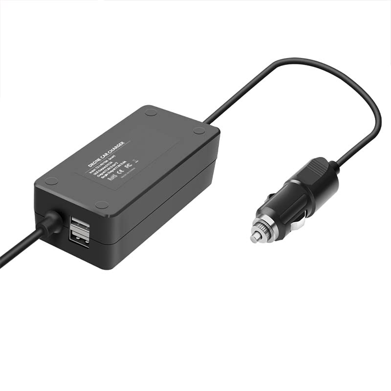 Caricabatteria da Auto for DJI Phantom 4 PRO Advanced Drone Batteria Telecomando Caricabatteria da Veicolo Ricarica Rapida da Viaggio Portatile all'aperto Accessori