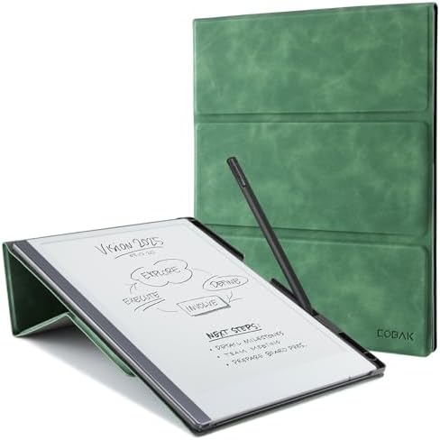 CoBak Case For Remarkable 2 - Multi-Angle Foldable Stand With Pen Holder