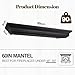 LXWZHK Rustic Fireplace Mantel Shelf, 60
