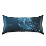 【Fermeture à l'enveloppe】 : la housse de coussin adopte une ouverture sur un côté, sans fermeture éclair, sans bourrage, très facile à installer et à enlever, simple et généreux. Taille : taille standard : 50,8 x 66 cm, taille Queen : 50,8 x 76,2 cm, king size : 50,8 x 101,6 cm, répond à une variété de besoins.