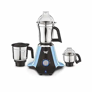 Preethi Taurus Pro MG-259 mixer grinder, 1000 watt, Blue-Black, 3 jars, 2yr Guarantee & Lifelong Free Service