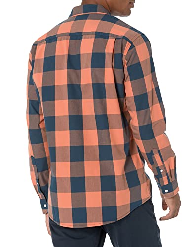 Image of Amazon Essentials Men's Regular-Fit Long-Sleeve Casual Poplin Shirt, Button Front, Business Casual, Collared