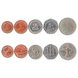 Set of 5 Coins from United Arab Emirates. 5, 10, 25, 50 FILS, 1 DIRHAM. 1995-2011 Non-Magnetic