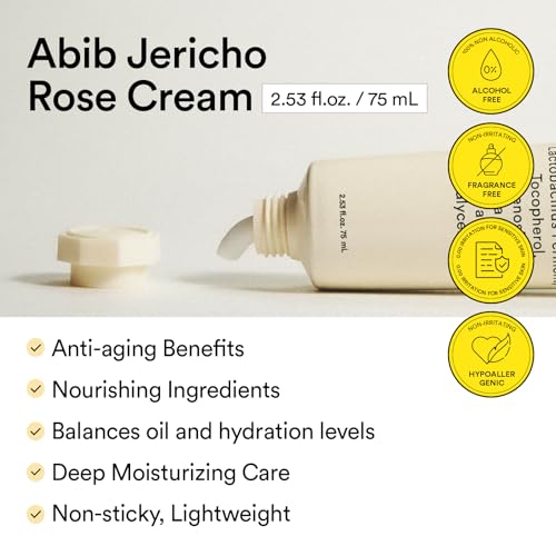 Abib Crème Hydratante Hypoallergénique À La Rose De Jéricho, Anti Âge, Pour Peaux Sèches, 75 Ml – vue 3