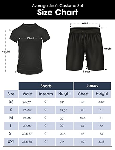Ripple Junction CTDODGEBALL Stiller Dodgeball Movie Character Average Joes Yellow Jersey Set Halloween Costume Cosplay thumb #5