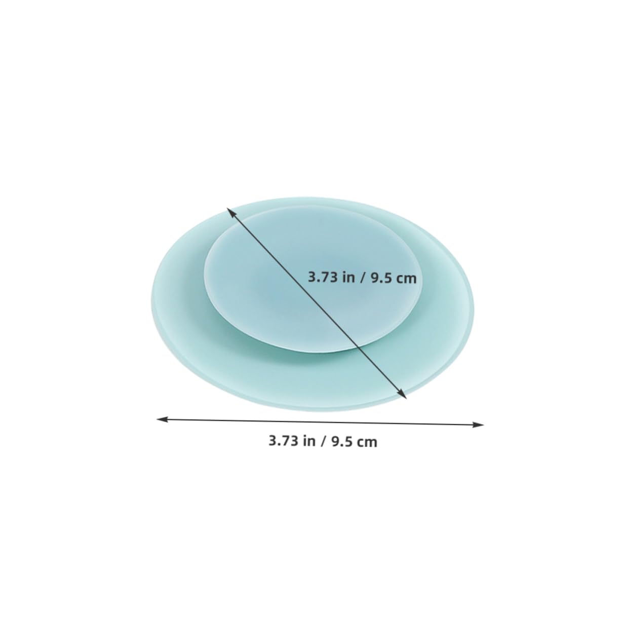 SUPVOX Elderly Tableware Sucker Children's Silicone Dinner Plate Portable Plate Sucker Suction Mat for Baby Dish Suction Pads