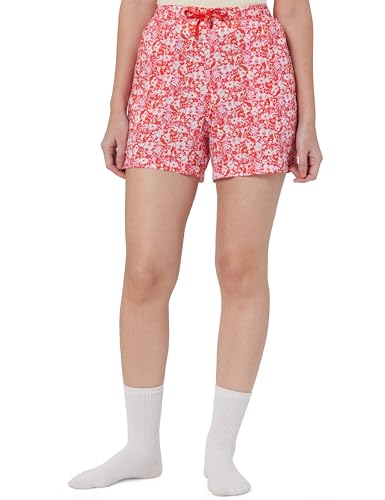 Image of Van Heusen Women's Cotton Lounge Shorts | Lightweight | Breathable Cotton | Relaxed fit | Printed | Comfortable Everyday Wear | Style 55501|Available in Pack of 1 & 2