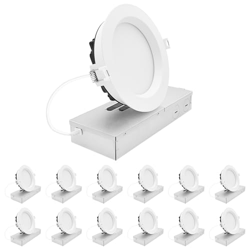 LUXRITE 5 Inch LED Recessed Light, Regressed Mini Panel Spotlight,