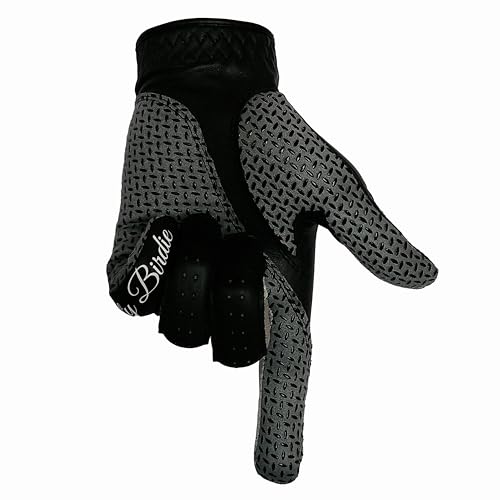 Premium Black Cabretta Leather Golf Glove For Men | Enhanced Grip for All Weather | AAA+ Cabretta Leather | Best Golf Glove | Rain Grip | Wear on Left or Right Hand - Image 4