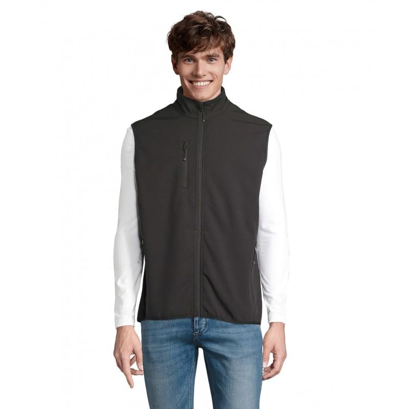 Veste Softshell Homme sans Manche Falcon BW SOL'S Vêtement Gris S