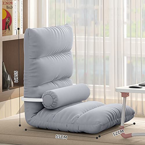 Siège de salon de sol gris et canapé-lit de jeu confortable