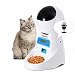 Homdox Automatic Cat Feeder Pet Food Dispenser for Cat Dog, Auto Cat Feeder with Timer Programmable, Portion Control & Voice Recording - 4 Meals for Medium Large Cats